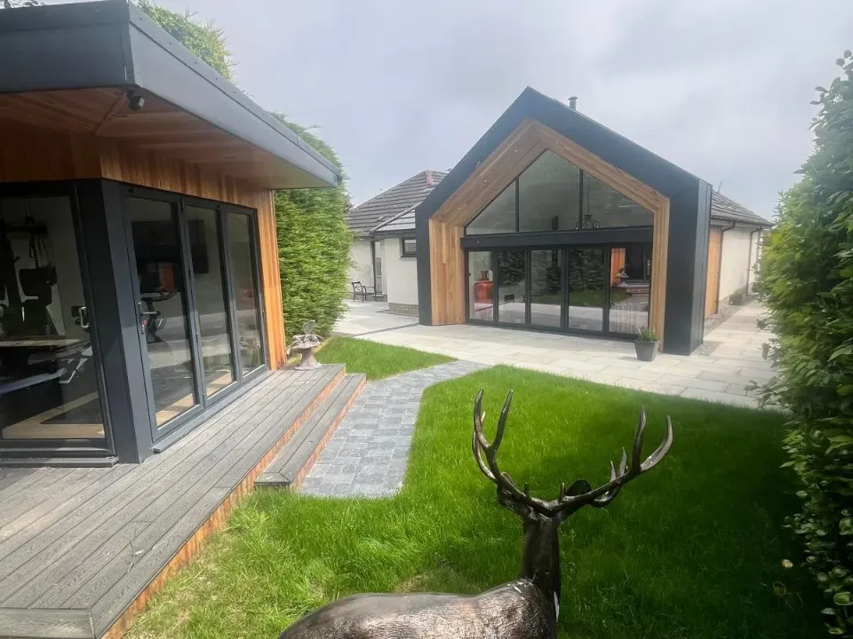 A renovated Scottish family home with landscaped garden and extension