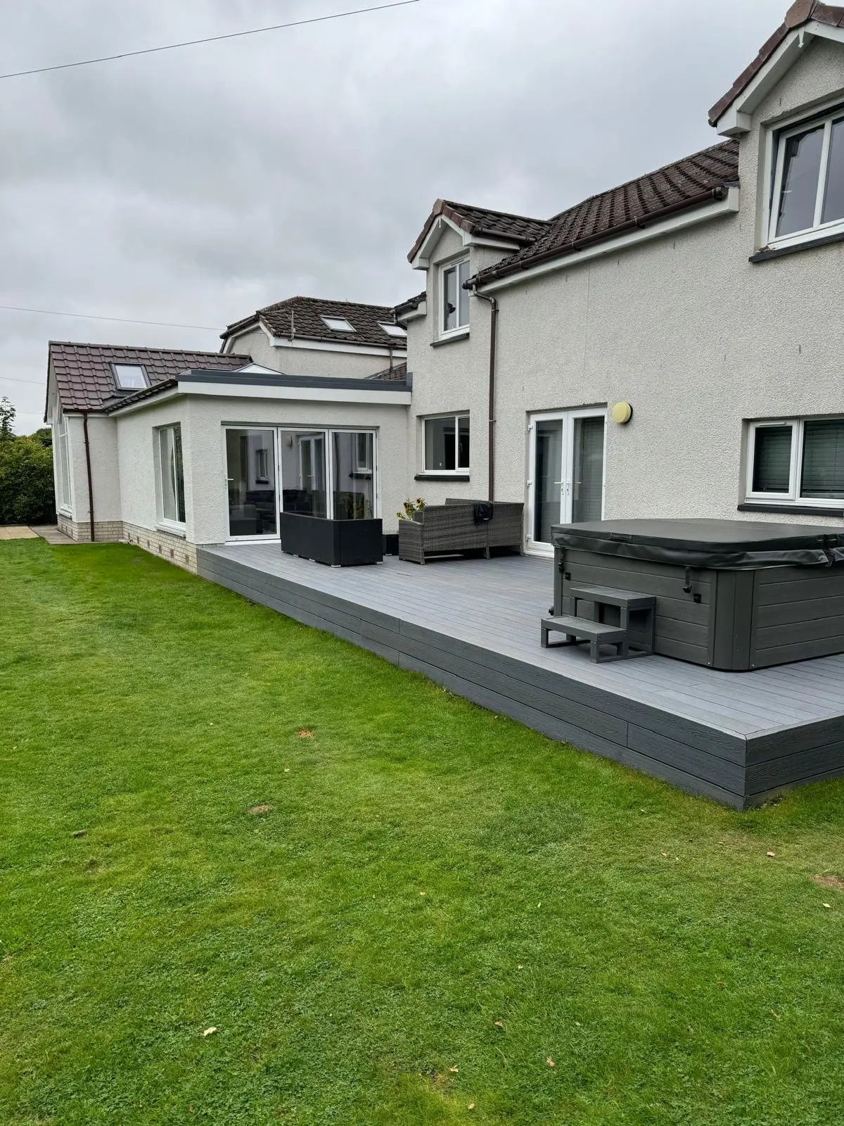 Completed home renovation and extension in Central Scotland by SES Renovations